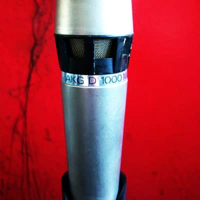 Vintage RARE 1970's AKG D1000M / D1000E Cardioid Dynamic Microphone Low Z w mic clip # 1 image 11
