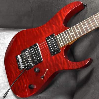 Ibanez RG 320 QS - 2000 Red Wave gloss with Floyd Rose image 11