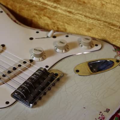 Fender Custom shop‘60 Stratocaster Heavy Relic Olympic White over Paisley 2016 image 6