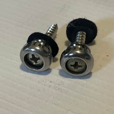 2000's Era Korean Ibanez RG370 RG & S Series Chrome Strap Buttons image 1