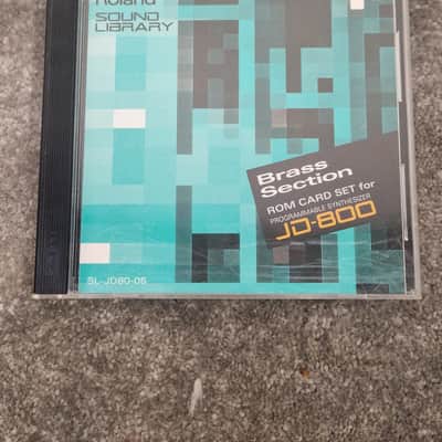 Roland Brass section ROM card SL-JD80-05 - Enhances Sound, Easy Installation - Excellent w/ Original case