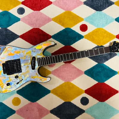 ESP Mirage Deluxe 1989 - Holoflash -Jackson Lawsuit Headstock image 1