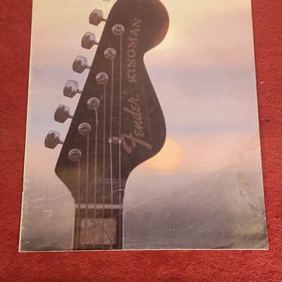 1970 Fender Acoustic Guitars Catalog-Great Color image 1