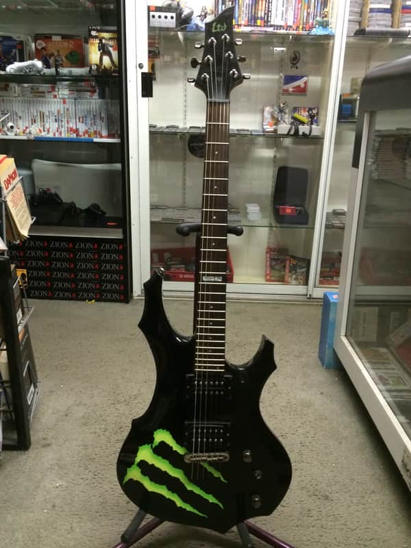 ESP LTD F-Series Limited Edition Monster Energy Logo Electric Guitar image 1