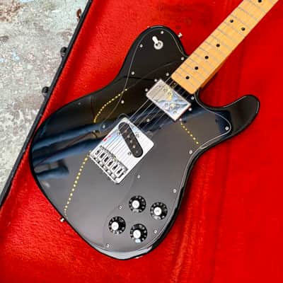 MIJ Fender Telecaster Custom TC-72 c 1995 - Black original vintage Japan image 5