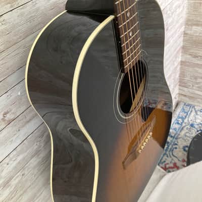 Used 1996 Gibson J-45 Banner Logo Vintage Reissue Dreadnought Acoustic Guitar w/ Case image 6