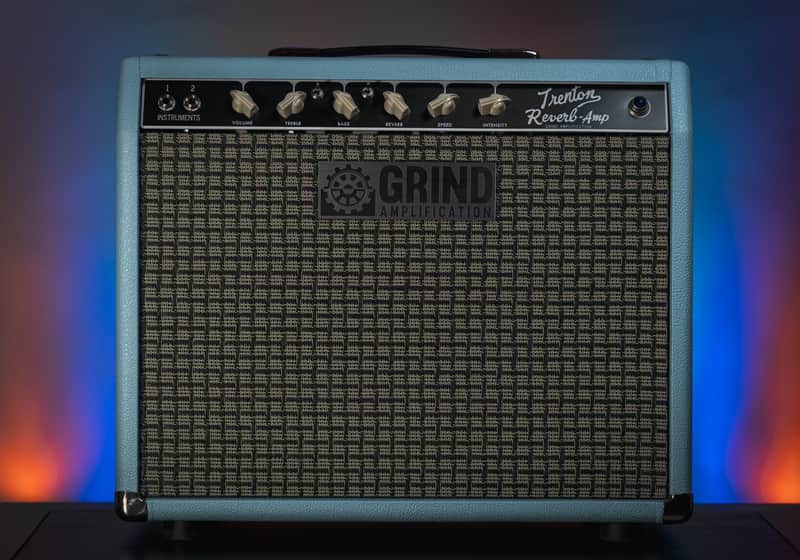 Grind Amplification Trenton Reverb - (TR20) 2024 - Carolina Blue Tolex image 1