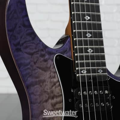 Kramer Volante Quilt HHFR Electric Guitar - Ultraviolet Burst (VOQHHUVBBFd1) image 7