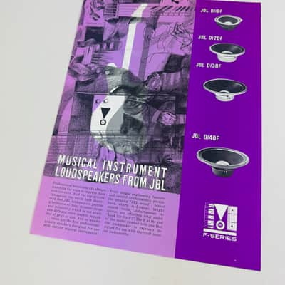 Fender JBL F-Series Dealer Pack- Super Rare! 1966 image 7
