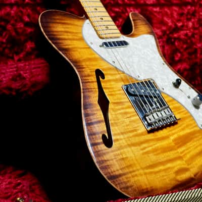 Fender American Thinline Select Telecaster  2013  Violin Burst image 1