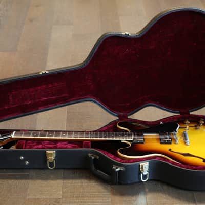 2012 Gibson Custom Shop ES-335 1959 Historic Reissue Semi-Hollow Electric Guitar Vintage Sunburst + COA OHSC image 22