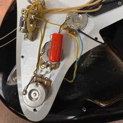 1985 Fender Japan Squier SST-30 'E' Serial Stratocaster with Rosewood Fretboard Black MIJ image 19