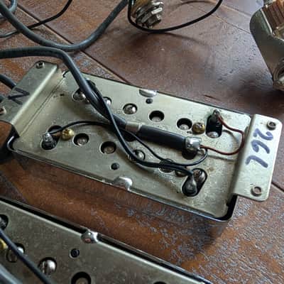 Fender Deluxe Telecaster Reissue Pickup Set With Control Harness Nickel EXCELLENT image 7
