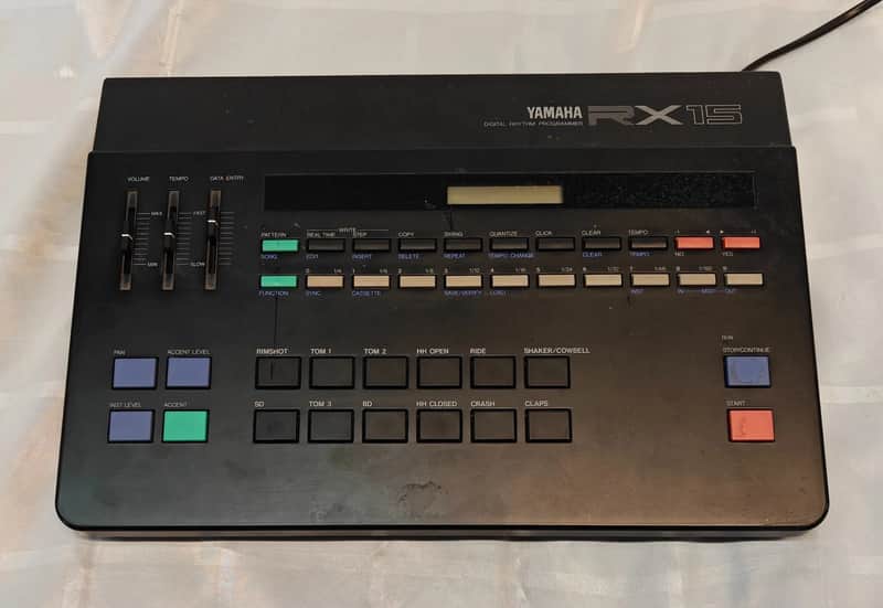 Yamaha RX15 Digital Rhythm Programmer – Vintage Drumcomputer 80s Kult-Sound image 1