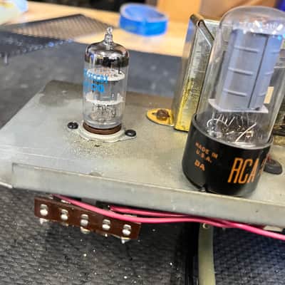 Gem Galanti Superbass fliptop tube amplifier 1x12 1960s image 16