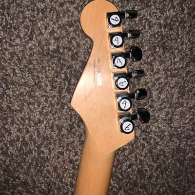 2018 Fender American Elite Stratocaster electric guitar in Sky Blue Burst Finish made in the usa ohsc image 12