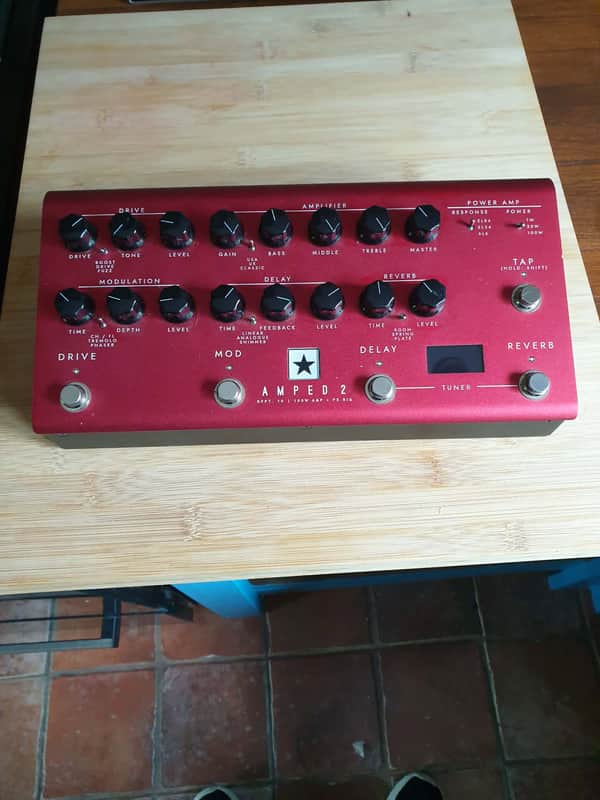 Blackstar AMPED 2 Dept. 10 100-Watt Guitar Amp Pedal 2023 - Present - Red image 1