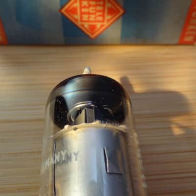 Rare 1958 NOS NIB TELEFUNKEN ef86 silver MEDICAL grade VERY STRONG tube preamp limiter tube mic U67 image 11
