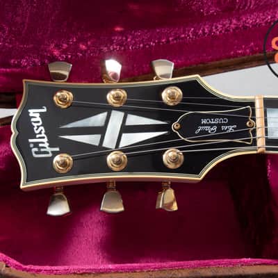 2014 Gibson Custom Shop Les Paul Custom Alpine White – Vintage Patina – COA + Original Case image 3