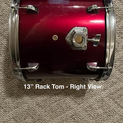 Verve Percussion 4-Piece Shell Pack - Wine Red image 11