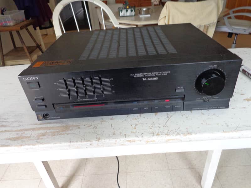 Sony TA-AX285 Integrated Power Amplifier - HiFi Stereo w Phono Input image 1