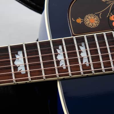 2015 Gibson Custom Shop Limited Edition SJ-200 – Trans Blue | OHSC + COA | Rare image 5