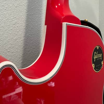 2023 Gibson Custom M2M Les Paul Custom Ferrari Red Bild 18