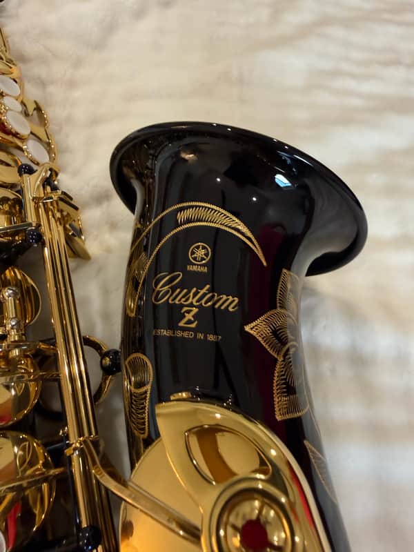 Yamaha YAS-82ZIIB Alto Saxophine-Black Laquer-Mint image 1