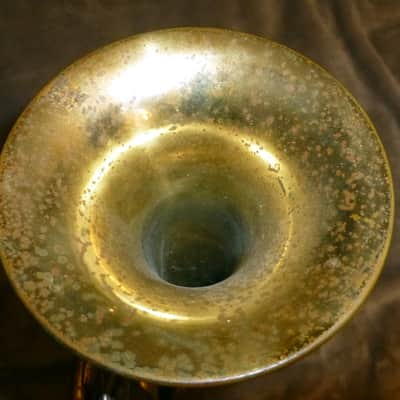 Vintage Silvertone Cornet 1968 - 1969 made in Elkhart Indiana Vincent Bach Corp 7-c Mouthpiece FOR PARTS OR REPAIR image 7