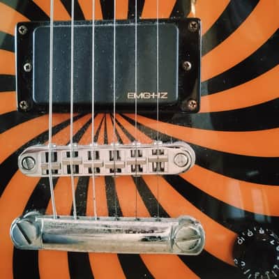 Epiphone Zakk Wylde Les Paul Custom 2005 - Buzzsaw Orange image 7