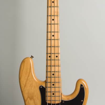 Fender Precision Bass Solid Body Electric Bass Guitar (1980), ser. #S901348, black gig bag case. image 8