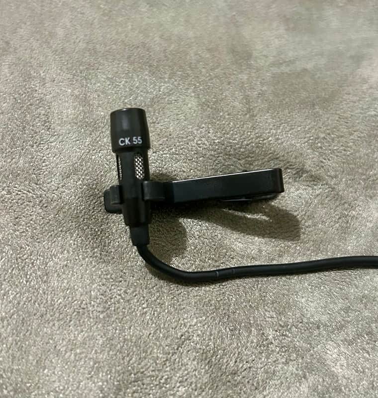 AKG CK55L Lavalier Microphone 2005 - Black image 1