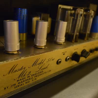 Marshall JMP 50 Watt 1978 Celebrity ARTIST owned Dan Hawkins of The Darkness Recording  Guitar Amp image 4