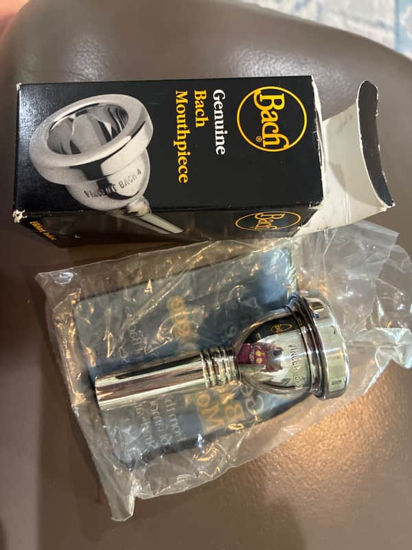 Bach 3416HAL Large Shank Trombone Mouthpiece - 6-1/2 AL Cup 2010s - Silver-Plated image 1