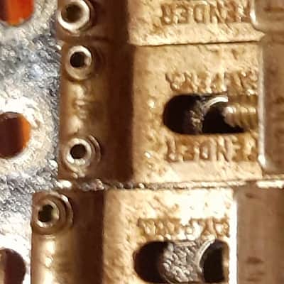 Tremolo Fender Stratocaster 1965/1968 same Pre Cbs Pat Pend - Complete of all its original parts. image 3