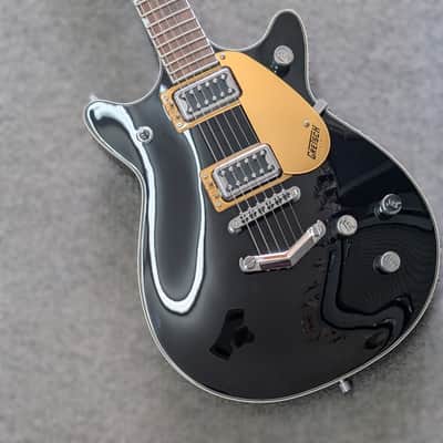 2022 Gretsch G5222 Electromatic Double Jet BT - Black - V-Stoptail image 2