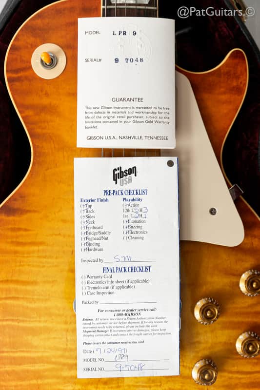 1997 Gibson Custom Shop Historic Collection 59 Les Paul Reissue