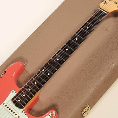 Fender Custom Shop Michael Landau 1963 Stratocaster Fiesta Red Over 3-Color Sunburst [R95825] (05/05) image 8