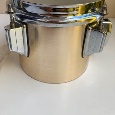 Immagine Vintage japan Maya Tama 1980s rare drum concert tom 6"x5.5" gold with Remo head Zola - 4
