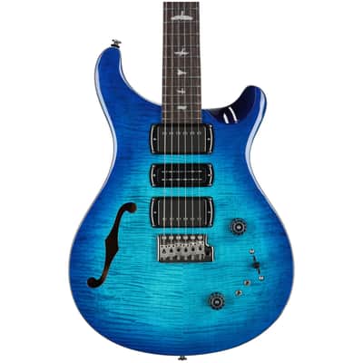 PRS Paul Reed Smith SE Special Semi-Hollow Electric Guitar (with Gig Bag), Lake Blue image 4