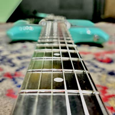 2015 Hagstrom RetroScape Series H-III - Limited Edition 50th Anniversary - Aged Sky Blue w/ Case image 8