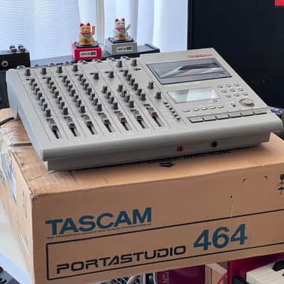 Serviced TASCAM 464 Portastudio 4-Track Cassette Recorder - With Box, Manual, and Tape image 1