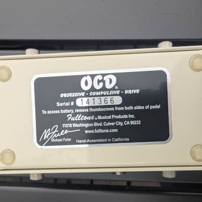 Fulltone OCD Overdrive V1 Version 1 Progress V1.7 - Pristine Condition with 18V Power Supply Bundle image 2