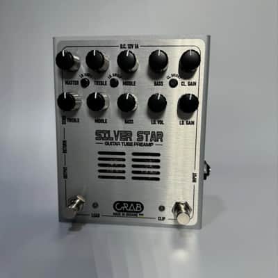 Crab Guitar Effects Silver star Preamp Marshall Jubilee Amp in a box High gain lead Metal Distorion Overdrive Pedal Blues Rock Drive EQ image 1