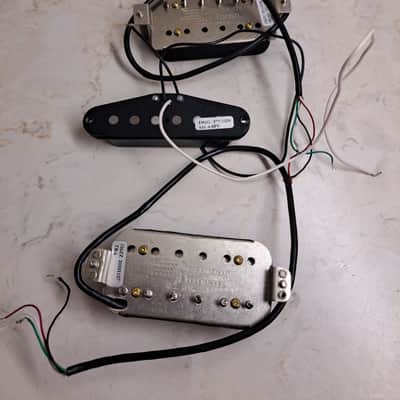 Seymour Duncan Distortion Trembucker Humbucker HSH Set of 3: TB-6, SSL-6, SH-6n - Black Finish- Tested! All Work! image 5