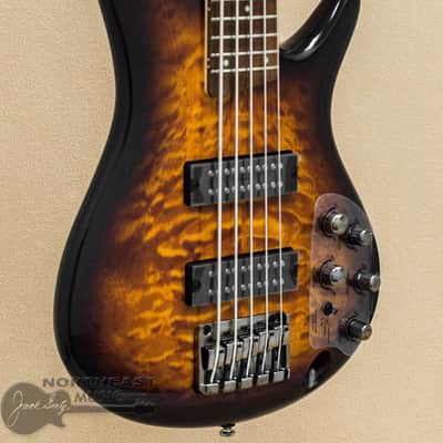Ibanez SR405E Bass Guitar - Dragon Eye Burst image 2