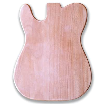 Telecaster Style Electric Guitar Body, Okoume image 2