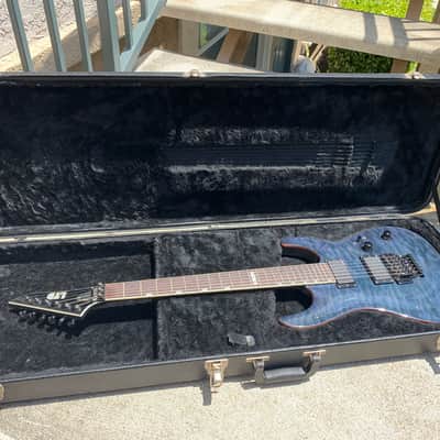 ESP LTD MH-400 2000's Quilted Maple Blue image 5