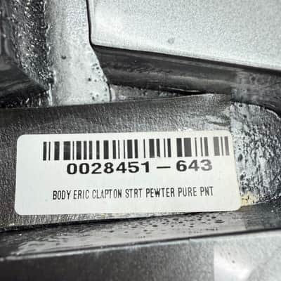 Fender Eric Clapton Stratocaster Body Pewter Mint 26003 image 8
