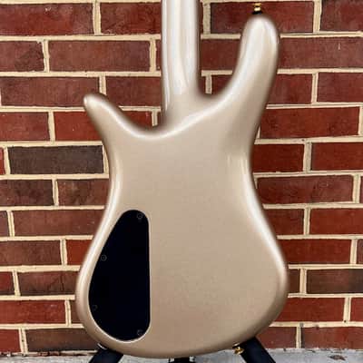 Spector USA DW-4 Doug Wimbish Signature Model, True Champagne, Solid Maple Wings, Pau Ferro Fretboard, Custom EMG P/J Pickups, Spector HAZ 9v, Custom DW "C" Shaped Neck, Hardshell Case image 6